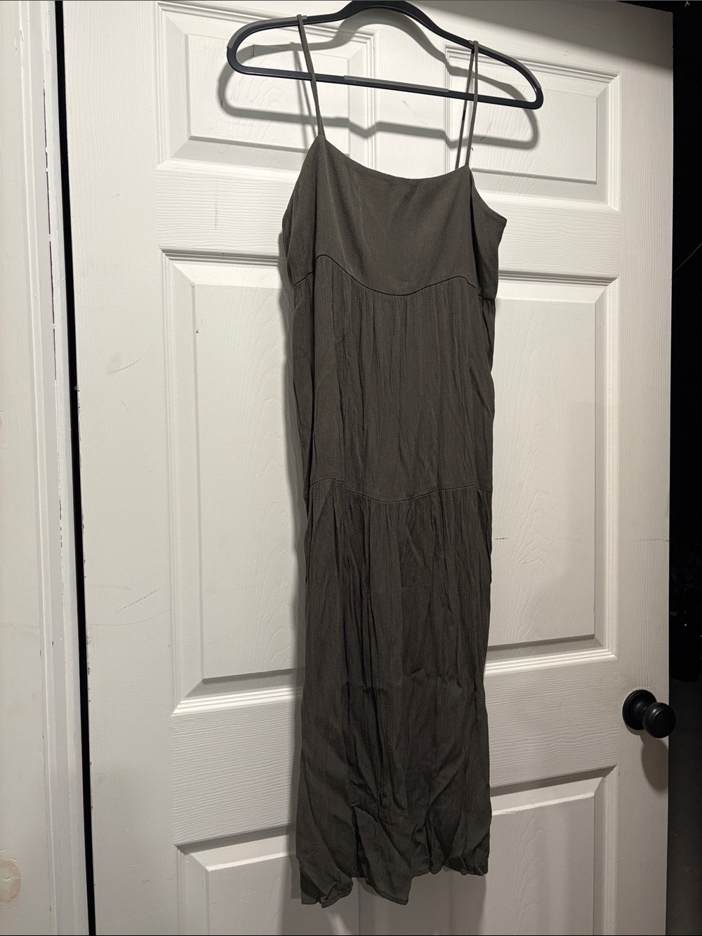 Carly Jean Los Angeles Olive Midi Slip Dress